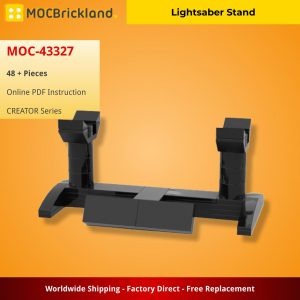Mocbrickland Moc 43327 Lightsaber Stand (1)