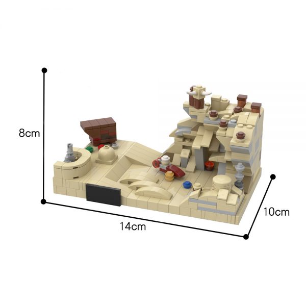 Mocbrickland Moc 43615 Micro Tatooine, A New Hope (20th Anniversary Style) (3)