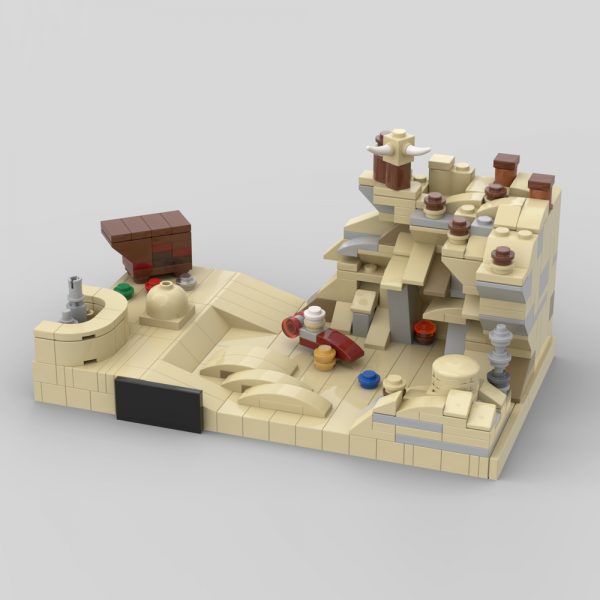 Mocbrickland Moc 43615 Micro Tatooine, A New Hope (20th Anniversary Style) (4)