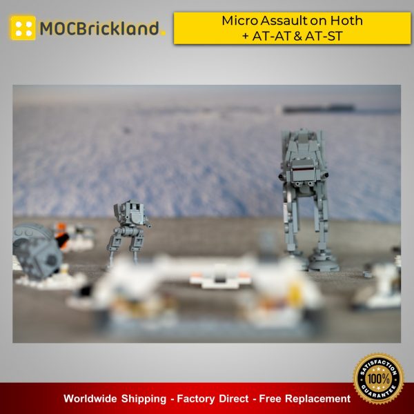 Mocbrickland Moc 44946 Micro Assault On Hoth + At At & At St (2)