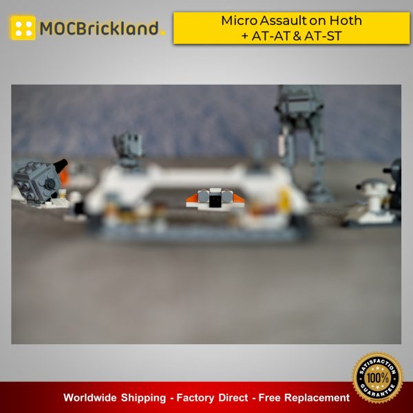 Mocbrickland Moc 44946 Micro Assault On Hoth + At At & At St (4)