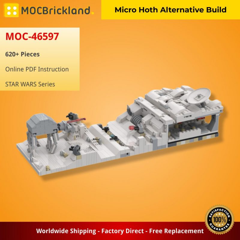 MOCBRICKLAND MOC-46597 Micro Hoth Alternative Build