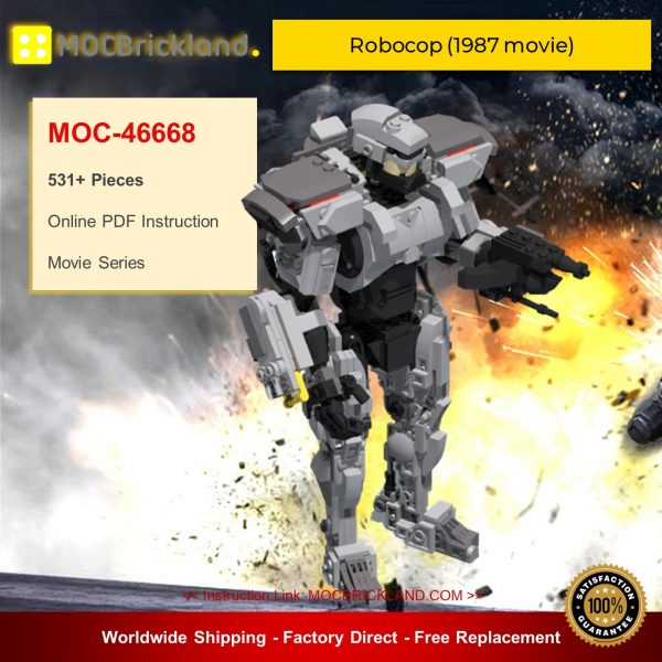 Mocbrickland Moc 46668 Robocop (1987 Movie) (1)