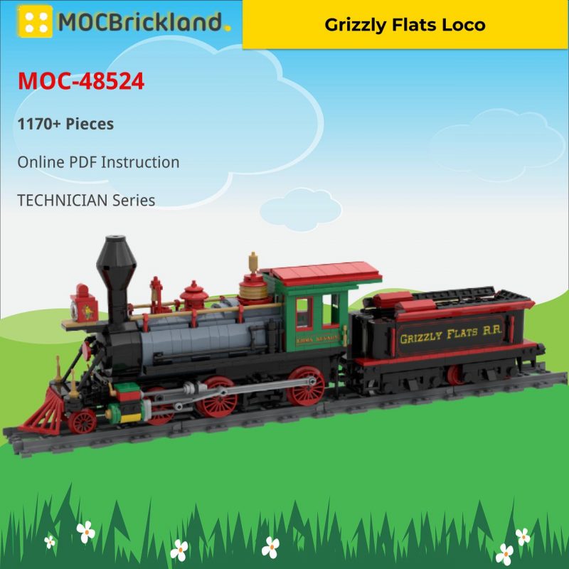 MOCBRICKLAND MOC-48524 Grizzly Flats Loco