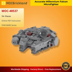 Mocbrickland Moc 48537 Accurate Millennium Falcon Microfighter (2)