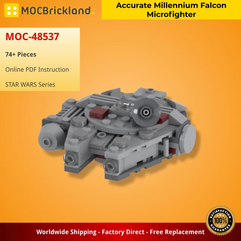 MOCBRICKLAND MOC-48537 Accurate Millennium Falcon Microfighter