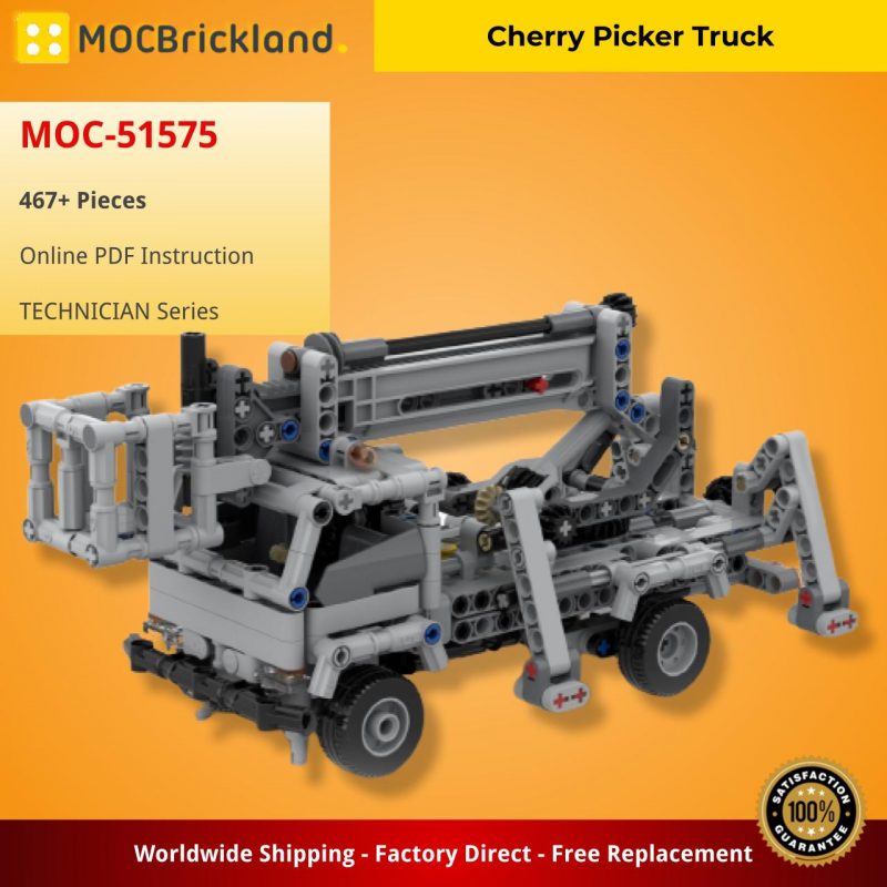 MOCBRICKLAND MOC-51575 Cherry Picker Truck
