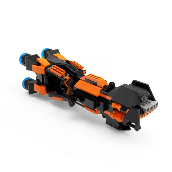 Mocbrickland Moc 60415 Mcrn Donnager Micro (the Expanse) (4)