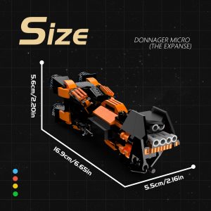 Mocbrickland Moc 60415 Mcrn Donnager Micro (the Expanse) (5)