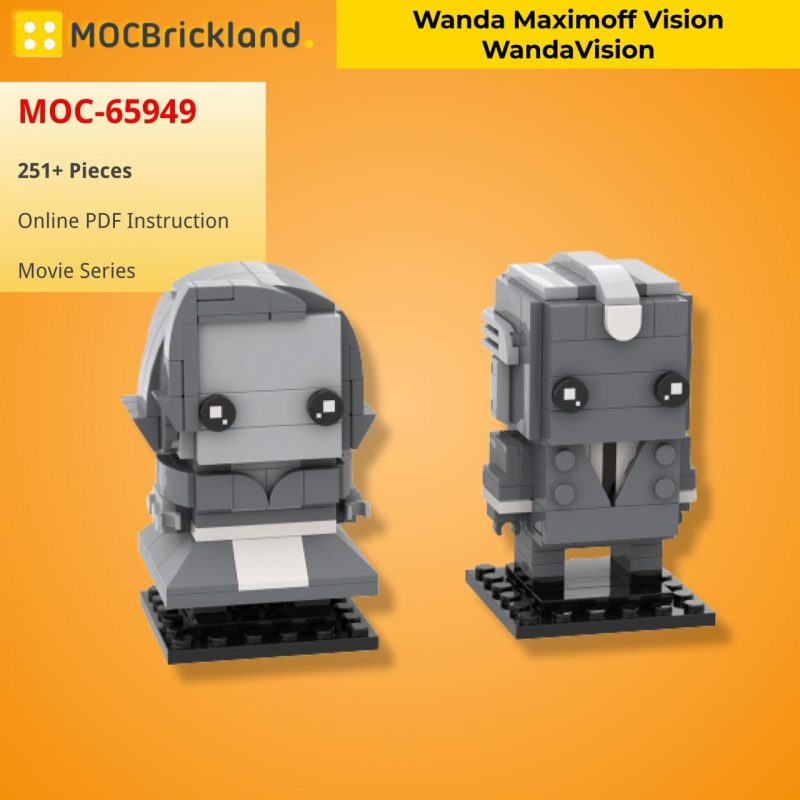 MOCBRICKLAND MOC-65949 Wanda Maximoff Vision WandaVision