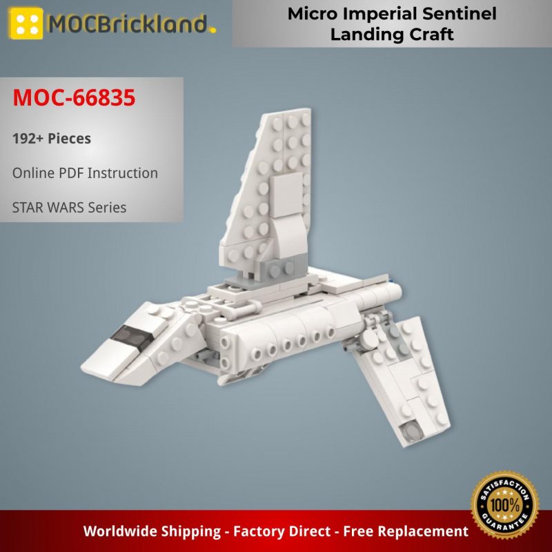 MOCBRICKLAND MOC-66835 Micro Imperial Sentinel Landing Craft