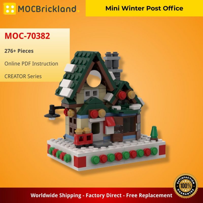 MOCBRICKLAND MOC-70382 Mini Winter Post Office