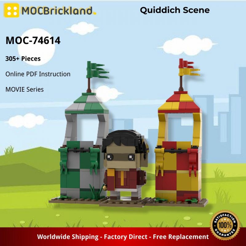 MOCBRICKLAND MOC-74614 Quiddich Scene
