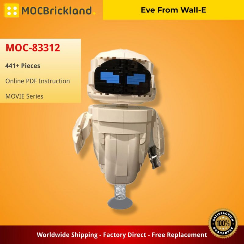 MOCBRICKLAND MOC-83312 Eve From Wall-E