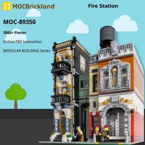 Mocbrickland Moc 89350 Fire Station (2)