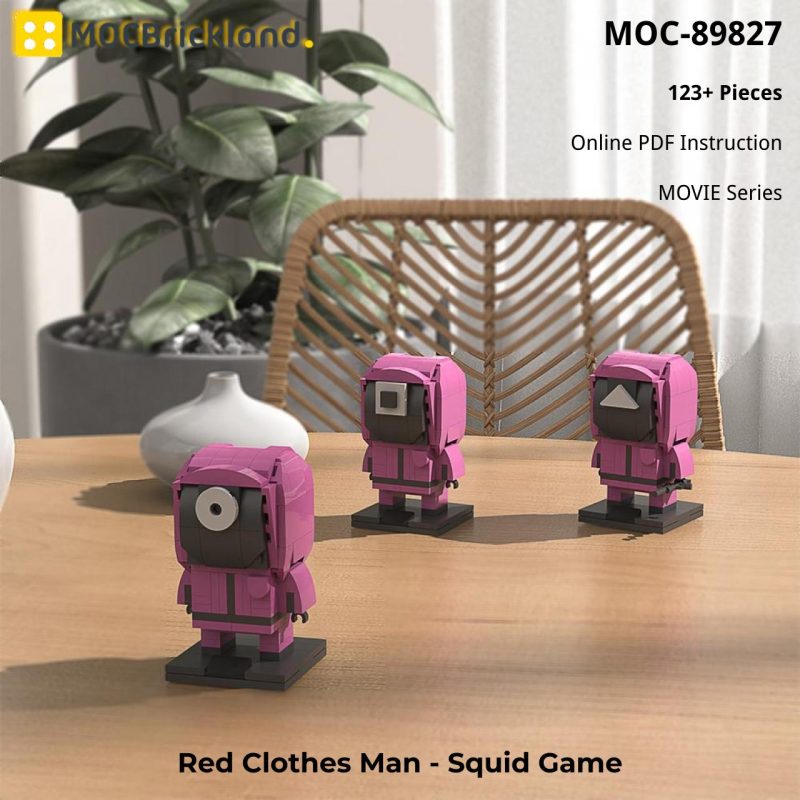 MOCBRICKLAND MOC-89827 Red Clothes Man – Squid Game