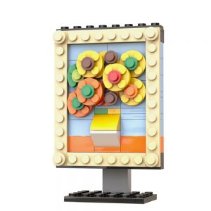 Mocbrickland Moc 89836 Famous Painting Sunflower (4)