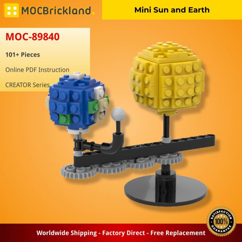MOCBRICKLAND MOC-89840 Mini Sun and Earth