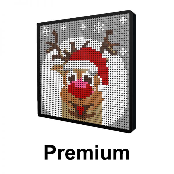 Mocbrickland Moc 89842 Christmas Reindeer Pixel Art (1)