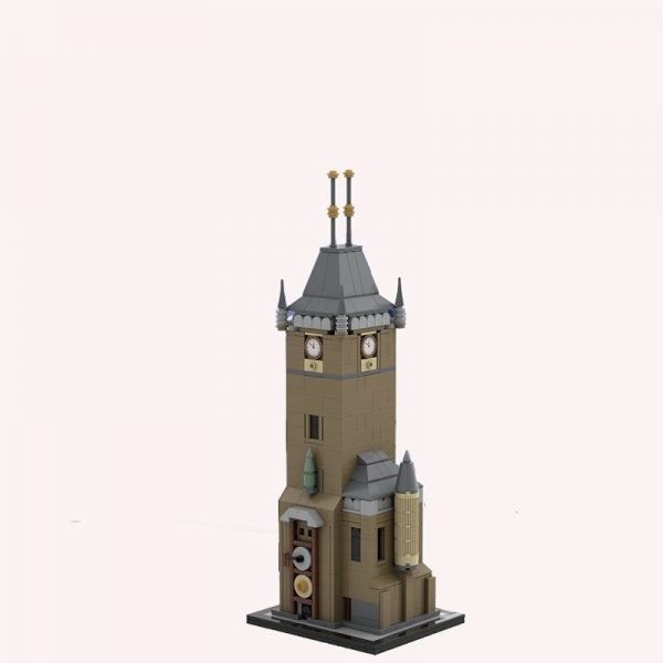 Modular Building Moc 50171 Prague Astronomical Clock Tower By Pingubricks Mocbrickland (2)
