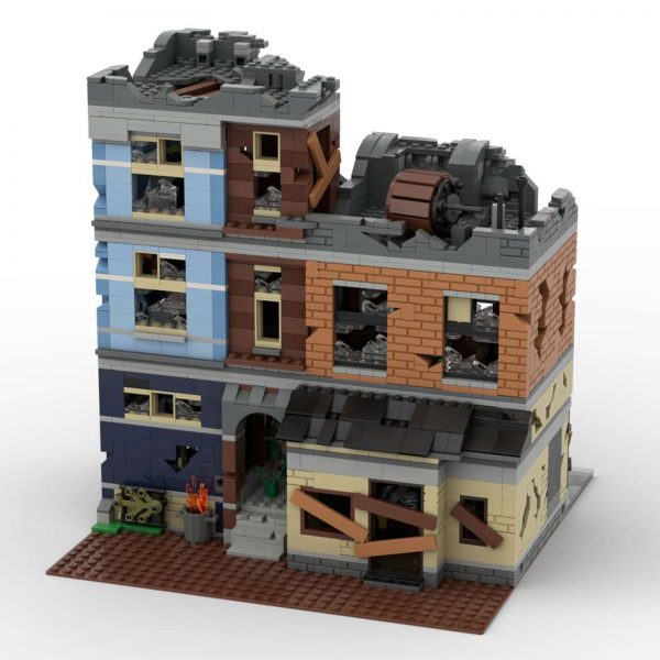 Modular Building Moc 73392 Detective's Office Apocalypse Version By Sugarbricks Mocbrickland (2)