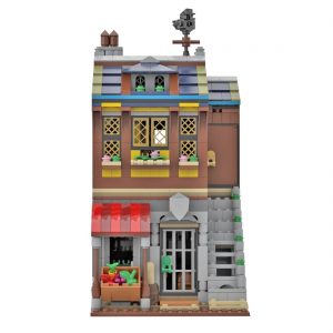 Modular Building Moc 82698 Medieval Merchant's House By Legoartisan Mocbrickland (1)