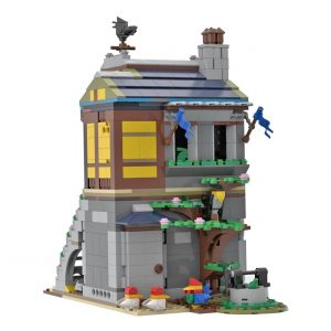 Modular Building Moc 82698 Medieval Merchant's House By Legoartisan Mocbrickland (2)