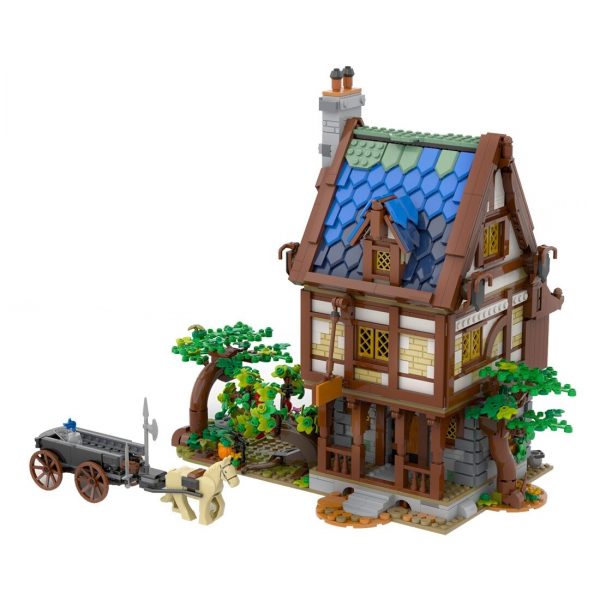 Modular Building Moc 83786 Medieval Tavern By Gr33tje13 Mocbrickland (2)