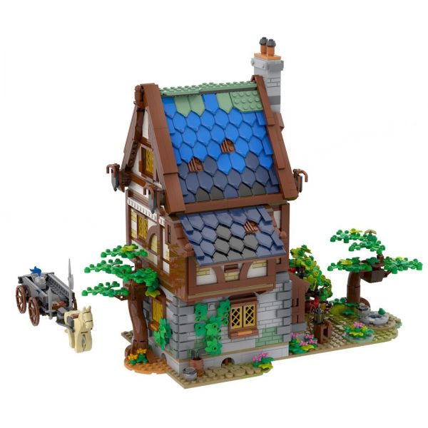 Modular Building Moc 83786 Medieval Tavern By Gr33tje13 Mocbrickland (7)