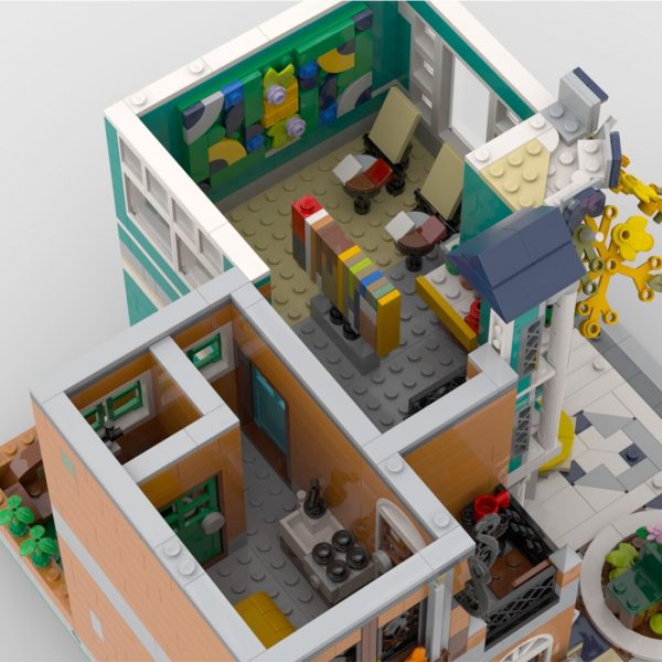 Modular Building Moc 83817 Seinfeld Apartment By Legoartisan Mocbrickland (7)