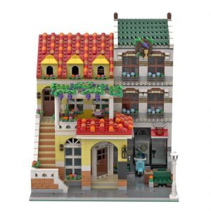 Modular Building Moc 85678 La Locanda By Legoartisan Mocbrickland (4)