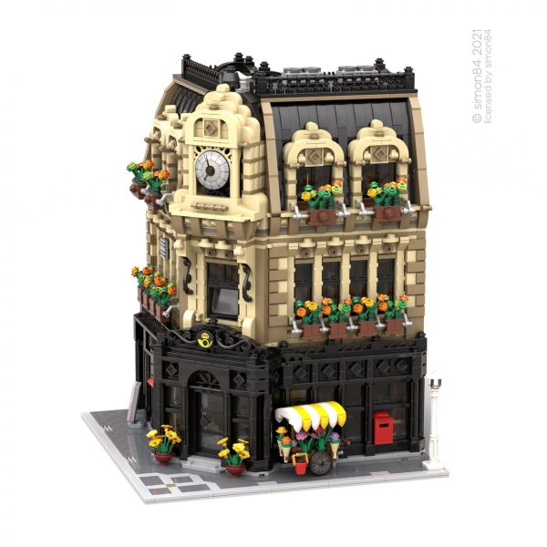 Modular Building Moc 88507 Post Office By Simon84 Mocbrickland (1)