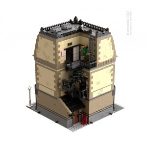 Modular Building Moc 88507 Post Office By Simon84 Mocbrickland (3)