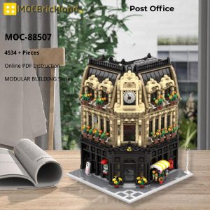 Modular Building Moc 88507 Post Office By Simon84 Mocbrickland (5)