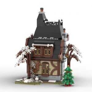Modular Building Moc 89215 Christmas Mansion By Gr33tje13 Mocbrickland (1)