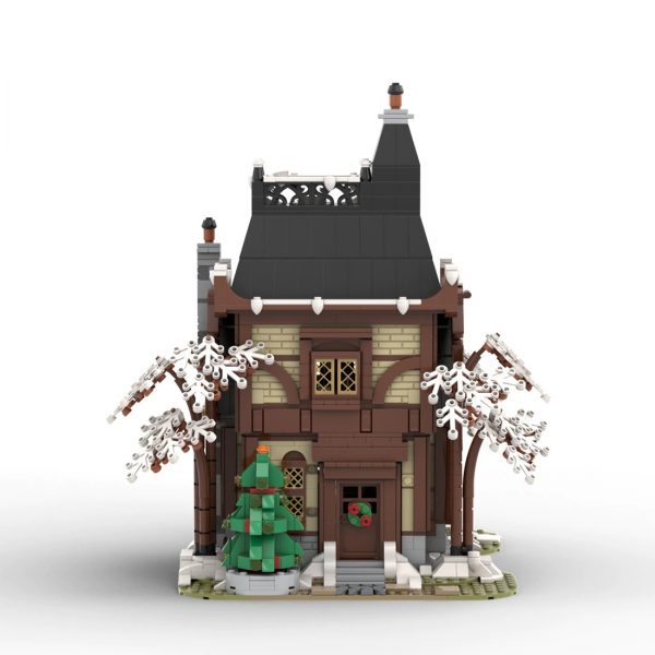 Modular Building Moc 89215 Christmas Mansion By Gr33tje13 Mocbrickland (2)