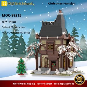 Modular Building Moc 89215 Christmas Mansion By Gr33tje13 Mocbrickland (5)