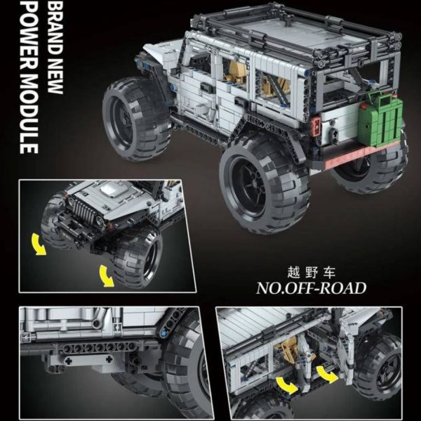 Mouldking 15009 Suv Rc Jeep Wrangler Expedition (3)