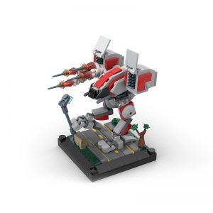 Movie Moc 35171 Batteltech Catapult Cplt C1 [micro Scale] By Xigphir Mocbrickland (1)