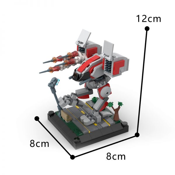 Movie Moc 35171 Batteltech Catapult Cplt C1 [micro Scale] By Xigphir Mocbrickland (3)