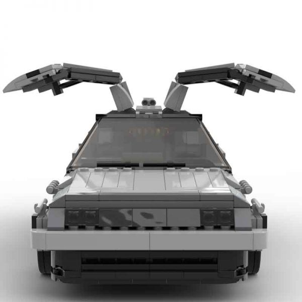 Movie Moc 38590 Delorean Time Machine From Back To The Future By Ycbricks Mocbrickland (2)