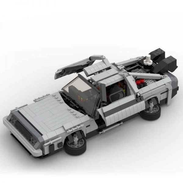 Movie Moc 38590 Delorean Time Machine From Back To The Future By Ycbricks Mocbrickland (4)