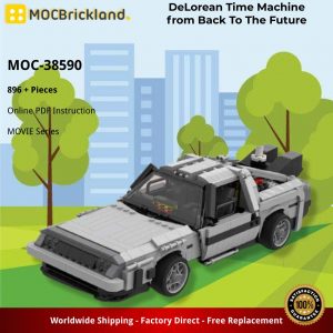 Movie Moc 38590 Delorean Time Machine From Back To The Future By Ycbricks Mocbrickland (5)