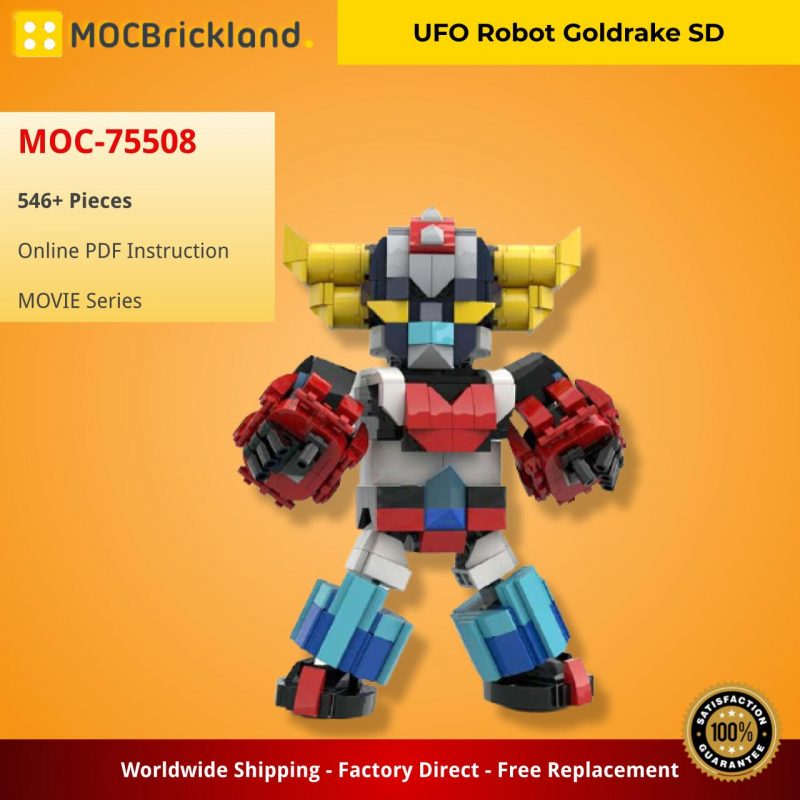 MOCBRICKLAND MOC-75508 UFO Robot Goldrake SD