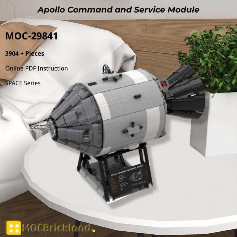 MOCBRICKLAND MOC-29841 Apollo Command and Service Module