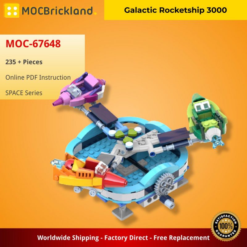 MOCBRICKLAND MOC-67648 Galactic Rocketship 3000