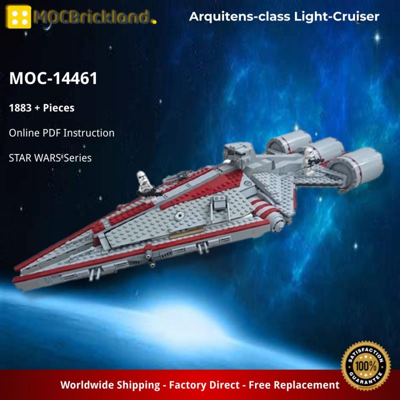 MOCBRICKLAND MOC-14461 Arquitens-class Light-Cruiser