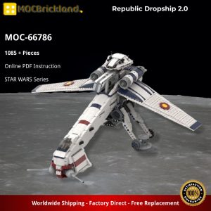 Star Wars Moc 66786 Republic Dropship 2.0 By Babrickus Mocbrickland (1)