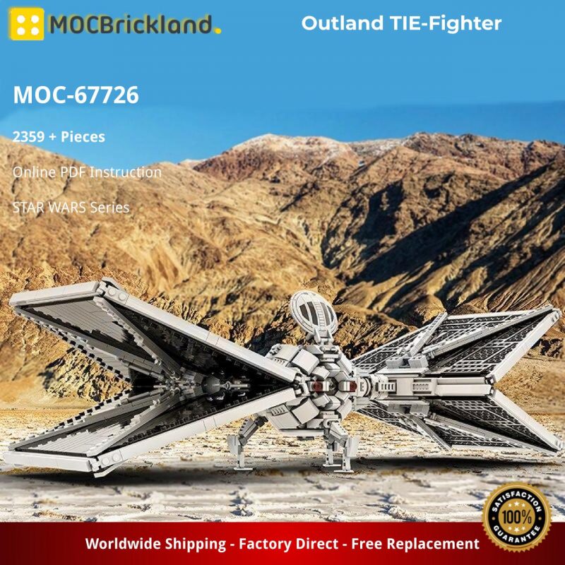 MOCBRICKLAND MOC-67726 Outland TIE-Fighter