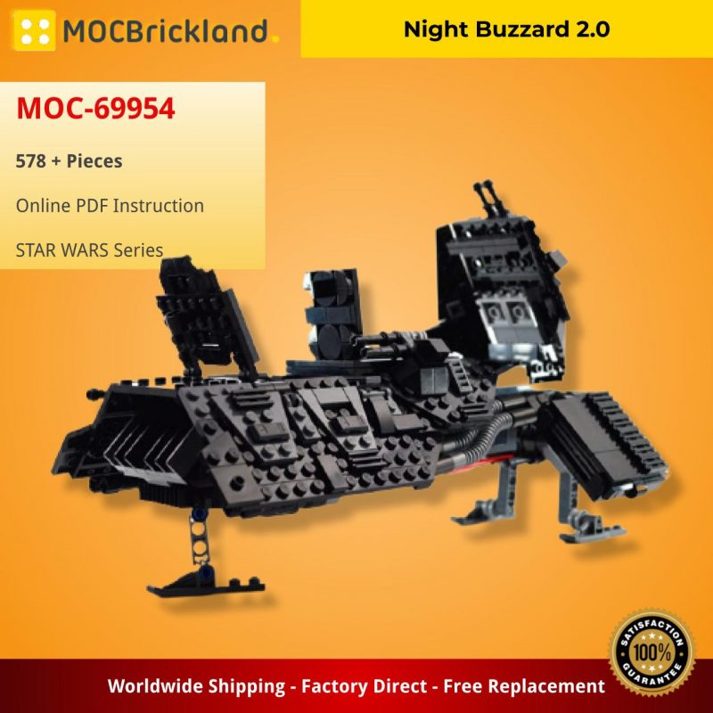 MOCBRICKLAND MOC-69954 Night Buzzard 2.0